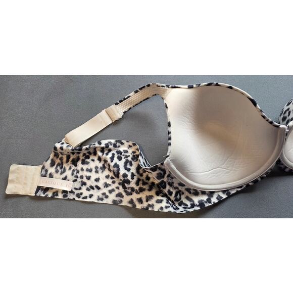 Cacique 46C Lightly Lined Balconette Bra Wide Comfort Adjustable Strap Underwire - Picture 7 of 7